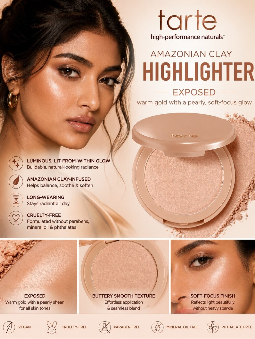 Tarte Amazonian Clay Highlighter - Exposed